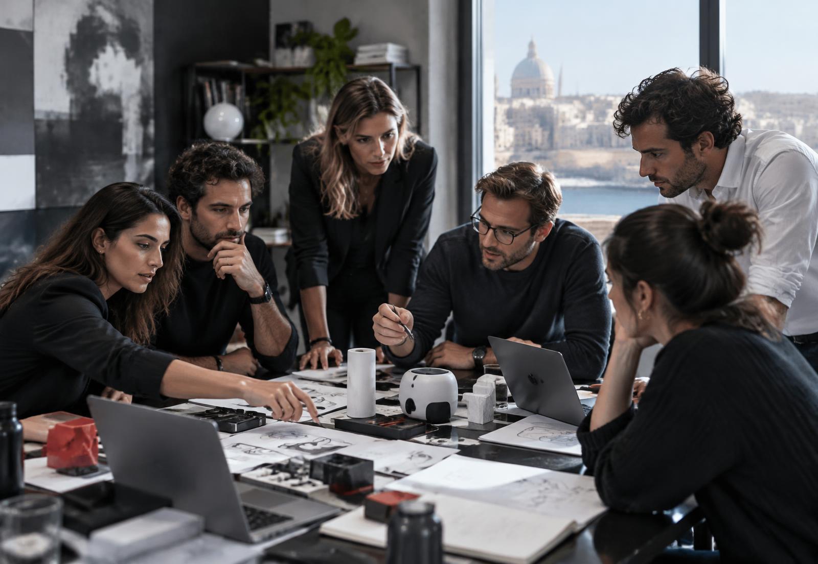 Founders and investors working together